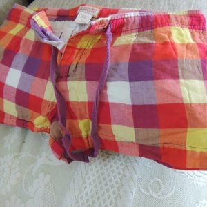 Mossimo Supply Co plaid shorts size 5